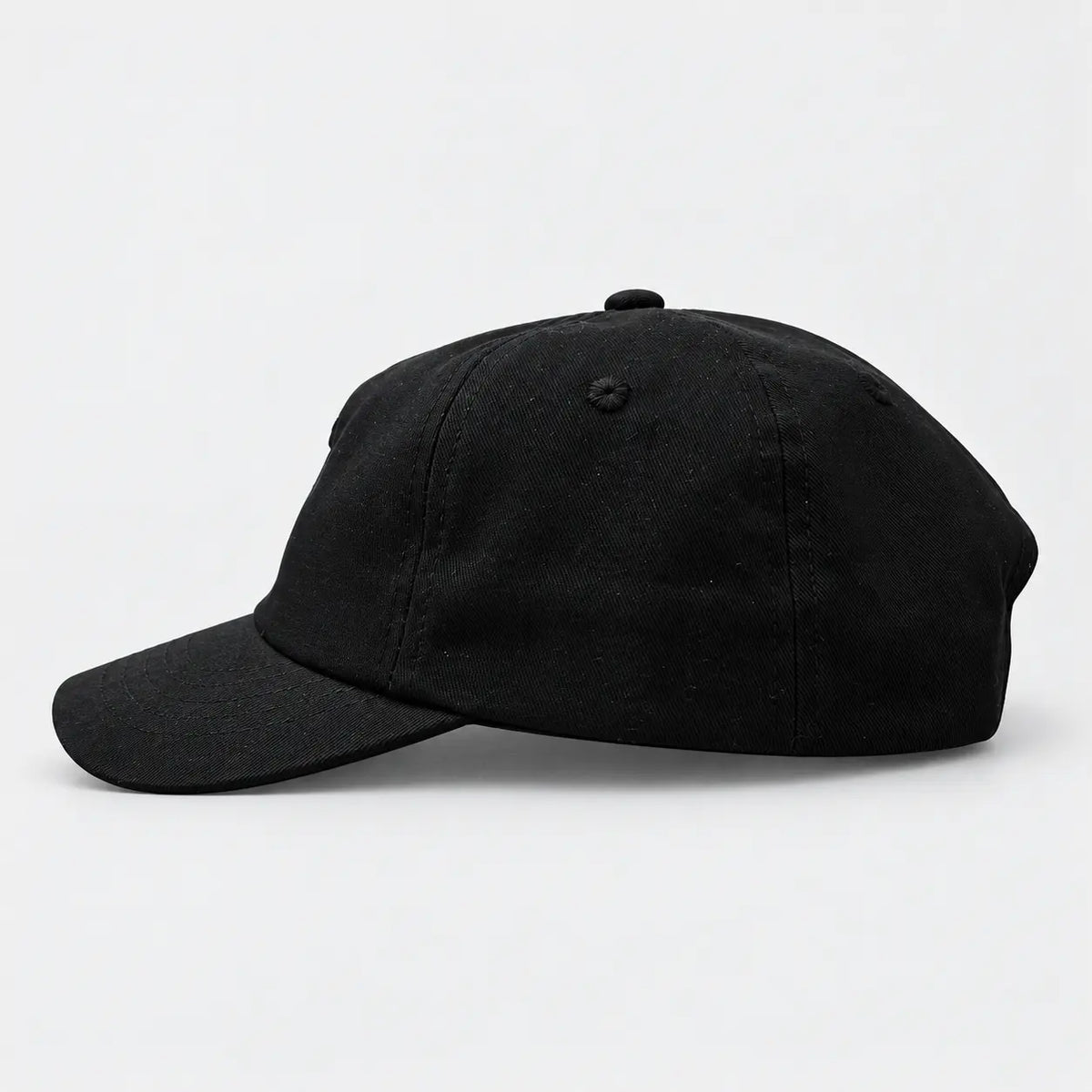 Nonnegotiable Flow black cotton cap, opposite side view